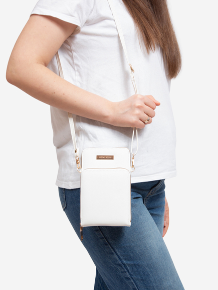 Malá bílá kabelka - peněženka