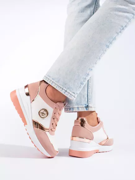 Dámské růžové sportovní boty