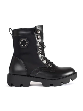 Černé dámské workery na platformě