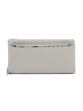 Šedá velká peněženka dámská
