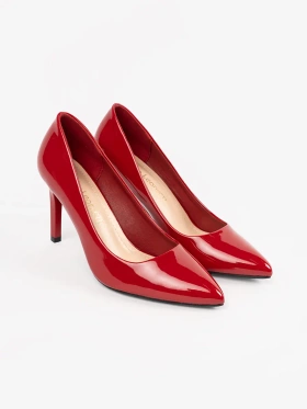 Červené klasické lodičky Sergio Leone