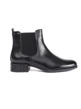 Kotníkové boty s ozdobným podpatkem