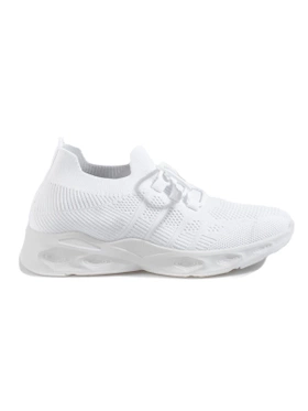 Bílé sportovní boty textilní