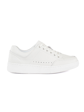 Bílé dámské tenisky na vysoké platformě