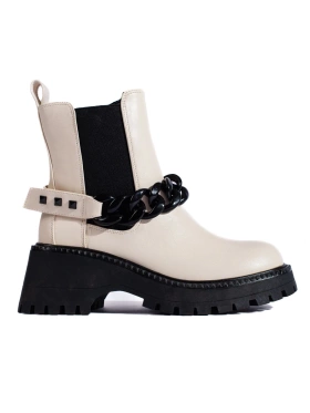 Štibletky dámské s řetízkem