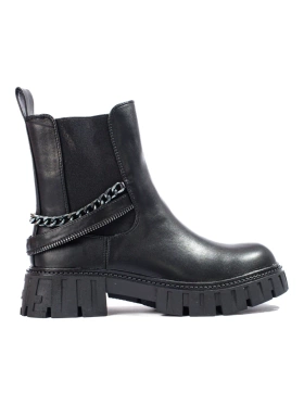 Béžové štibletky s řetízkem