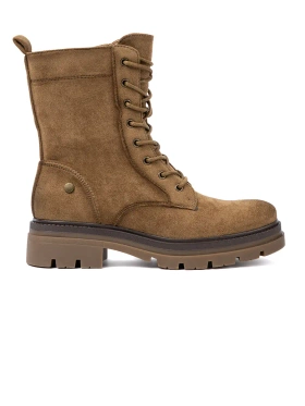 Klasické semišové workery v hnědém odstínu