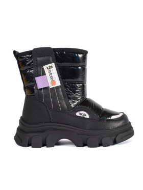 Prošívané dívčí sněhule lesklé